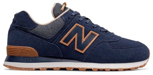 Кроссовки New Balance 574, размер 44 EU, синий, черный