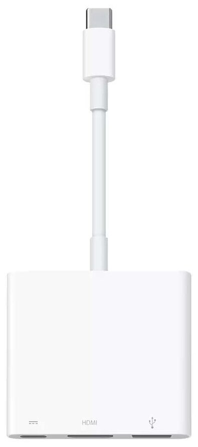 Адаптер Apple USB-C Digital AV Multiport Adapter, бел, MUF82ZM/A , 1 шт.