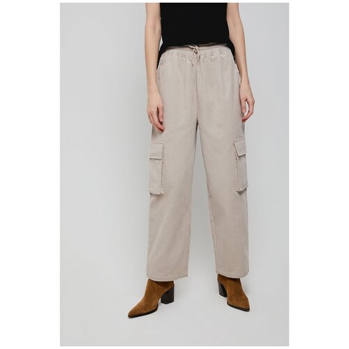 фото Брюки sela, размер s, слоновая кость