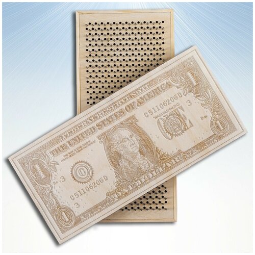 фото Доска садху с динамическими гвоздями, деньги - 506 светлая goodwood