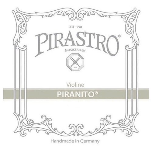 PIRASTRO 615500 Piranito 4/4 Violin Комплект струн для скрипки (металл) Пирастро pirastro piranito 635000