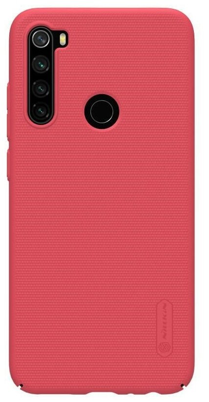 Накладка Nillkin Frosted Shield пластиковая для Xiaomi Redmi Note 8 Red (красная)