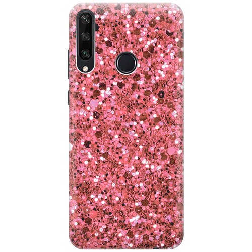 фото Силиконовый чехол на huawei y6p / хуавей у6р с эффектом блеска "ретро-лампа gosso