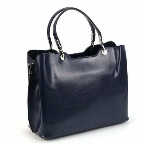 фото Женская кожаная сумка 1193 блу (89872) fuzi house