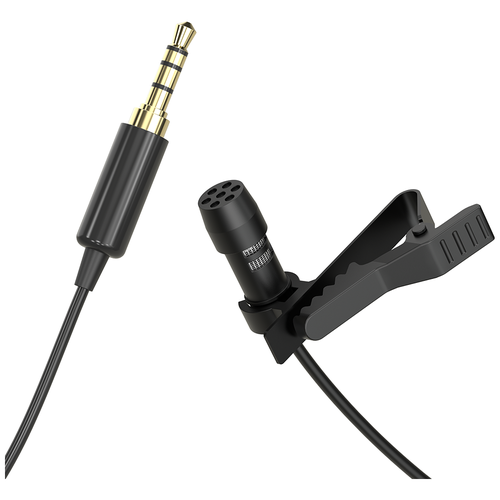 MIRFAK Audio MC1P 3.5mm, разъем: USB Type-C, черный микрофон mirfak mc1p петличный usb type c