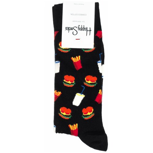 Носки Happy Socks, размер 36-40, черный happy socks happy socks носки pigeon 9300