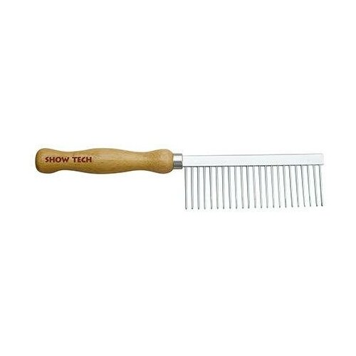 Расческа SHOW TECH PRO Wooden Comb расческа 24 см с зубчиками 3,2 мм, частота 4 мм, 70 гр