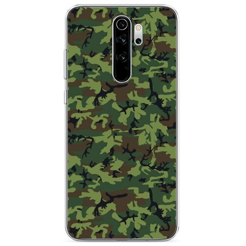 фото Силиконовый чехол "камуфляж ветки" на xiaomi redmi note 8 pro / сяоми редми нот 8 про case place