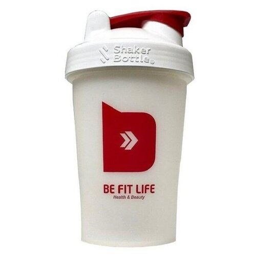 BEFITLIFE Шейкер спортивный (400мл) White red color шейкер hardlabz спортивный 400 мл