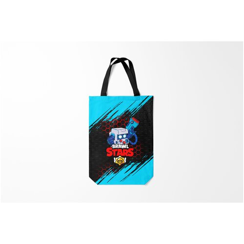 фото Сумка-шоппер / 31х42 см / геймерам / brawl stars 8 bit burnettie