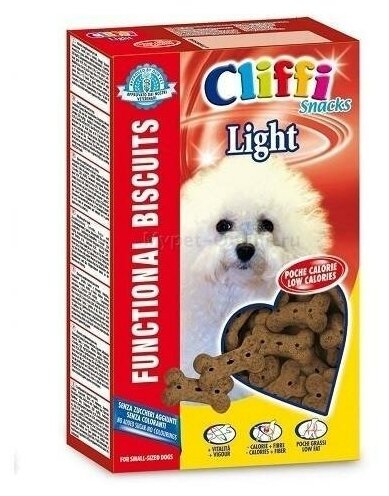 Лакомство Cliffi Light Контроль веса диетическое для взрослых собак маленьких пород 300 гр (1 шт) - фотография № 2