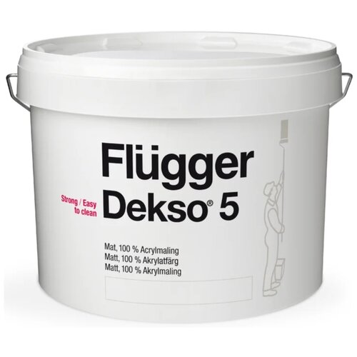 Краска интерьерная Flugger Dekso 5 база 1 9,1 л