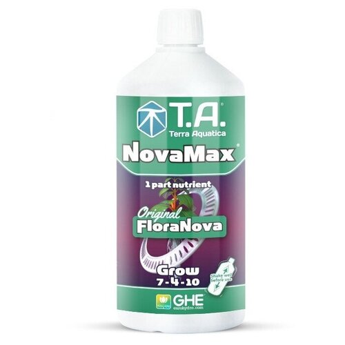 удобрение flashclean ghe 1л Удобрение Terra Aquatica NovaMax Grow, 1 л