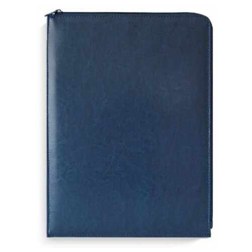Папка для документов арт.50230 сариф синий (кожзам, 340х240 мм, 1отделение, искусственная кожа 