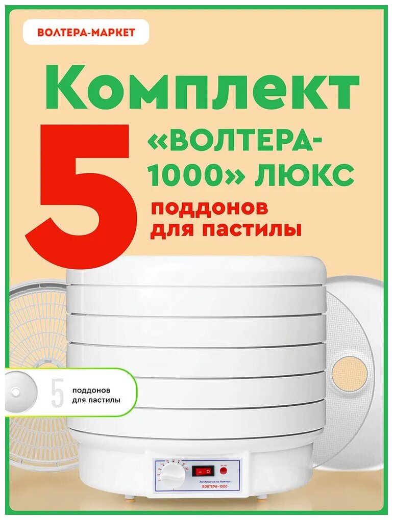 Волтера 1000 Люкс с капиллярным термостатом + 4 поддона для пастилы. - фотография № 4