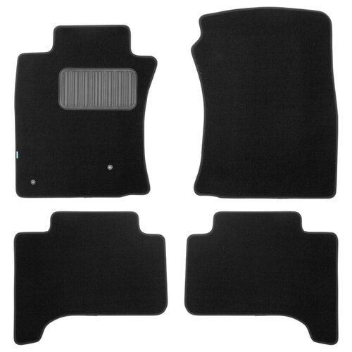 фото Коврики в салон klever premium toyota land cruiser 120 prado акпп 2002-2009, внед 4 шт. (текстиль)