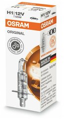 Лампа автомобильная Osram, H1, 12 В, 55 Вт, 64150