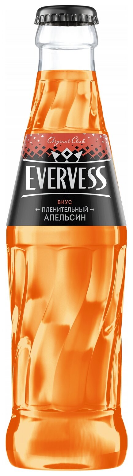 Напиток газированный Evervess Апельсин 0,25л - фотография № 1