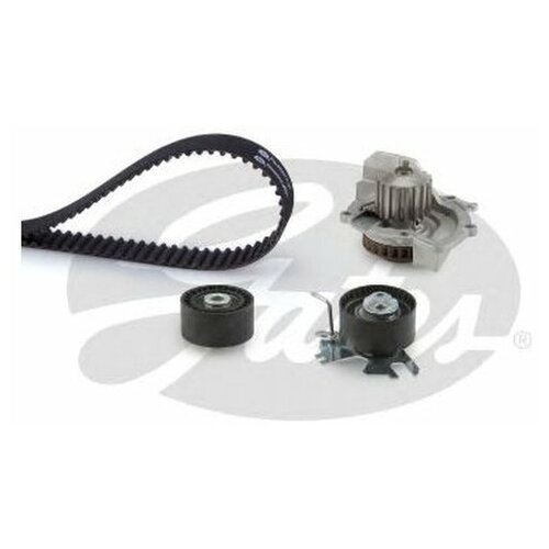 фото Комплект грм с помпой citroen/peugeot/fiat/ford 2.0hdi 2006 => (ролик+ремень 116х25.4+помпа) gates kp15672xs