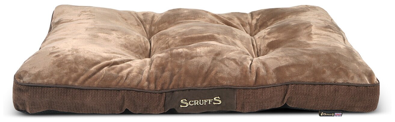 Лежанка для собак SCRUFFS "Chester", шоколад, 82х58х6см (Великобритания)