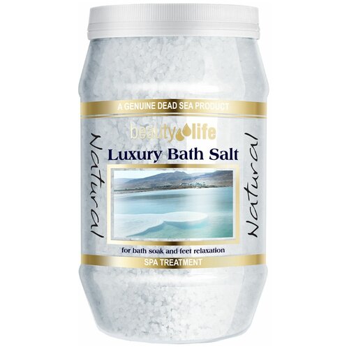 Соль для ванн Beauty Life Расслабляющая соль Мертвого моря для ванны с восстанавливающим и успокаивающим эффектом, 1300 гр расслабляющая соль мертвого моря для ванны с восстанавливающим успокаивающим эффектом для мужчин