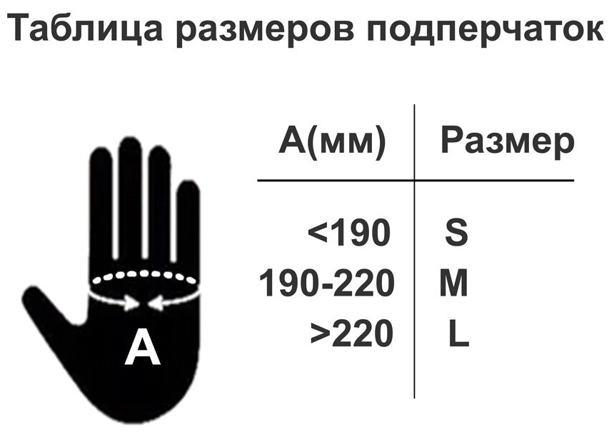 Подперчатки бамбуковые HANDYboo REGULAR - фотография № 2