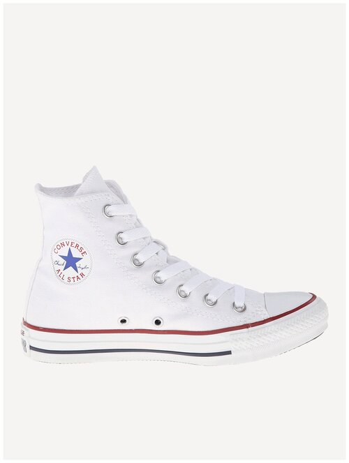 Кеды Converse All Star, летние, повседневные, высокие, размер 6US (36.5EU), белый