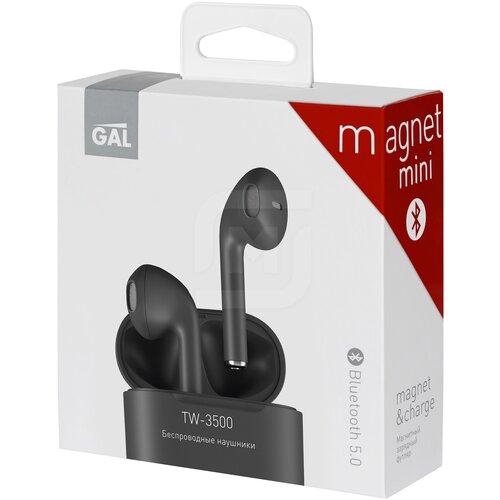 Гарнитура GAL TW-3500 Bluetooth черный 237000₽