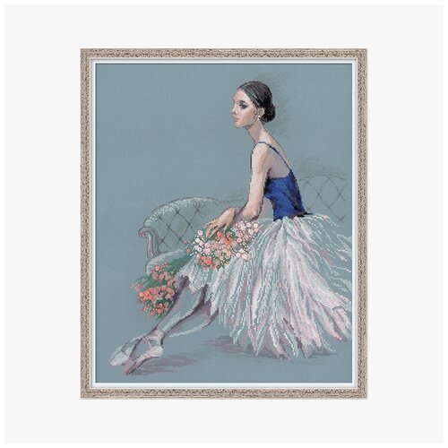 фото Набор для вышивания riolis premium 100/054 балерина 225 х 285 см 1 шт. риолис