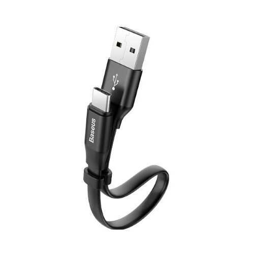 Кабель Baseus Simple HW Quick Charge Cable USB - Type-C 23cм (CATMBJ-BG1, CATMBJ-BV3) black