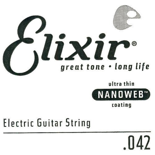 Одиночная струна для электрогитары Elixir Nanoweb Electric 15242 42