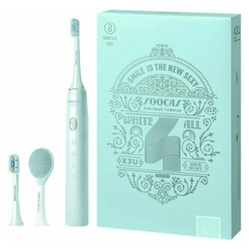 Электрическая зубная щетка Xiaomi Soocare Soocas X3U (Подарочная упаковка) Мятный