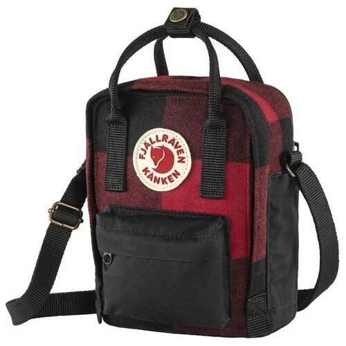 Сумка Fjallraven Kanken Re-Wool Sling Red Black