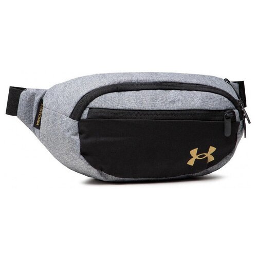 фото Сумка поясная under armour flex waist bag (цвет: черно- серый)