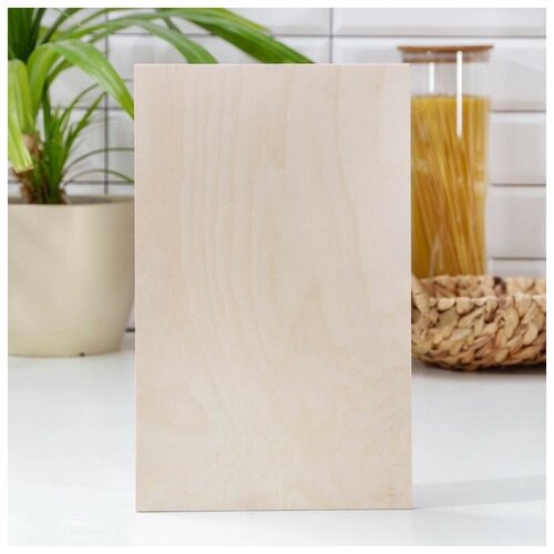 Доска разделочная деревянная Доляна, 30×18,5×0,8 см