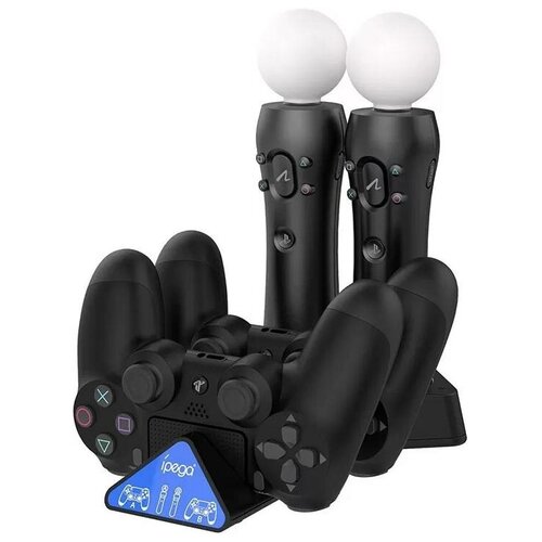 фото Зарядная станция ipega для 2-х dualshock 4 и контроллеров ps move (pg-p4011)