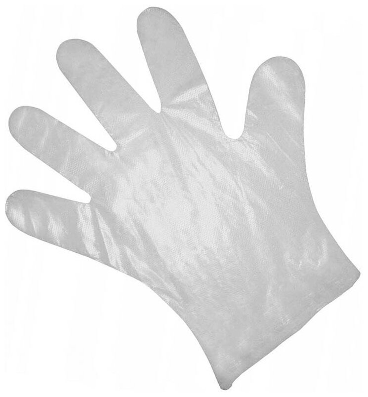 Одноразовые перчатки полиэтиленовые 1000 шт размер L