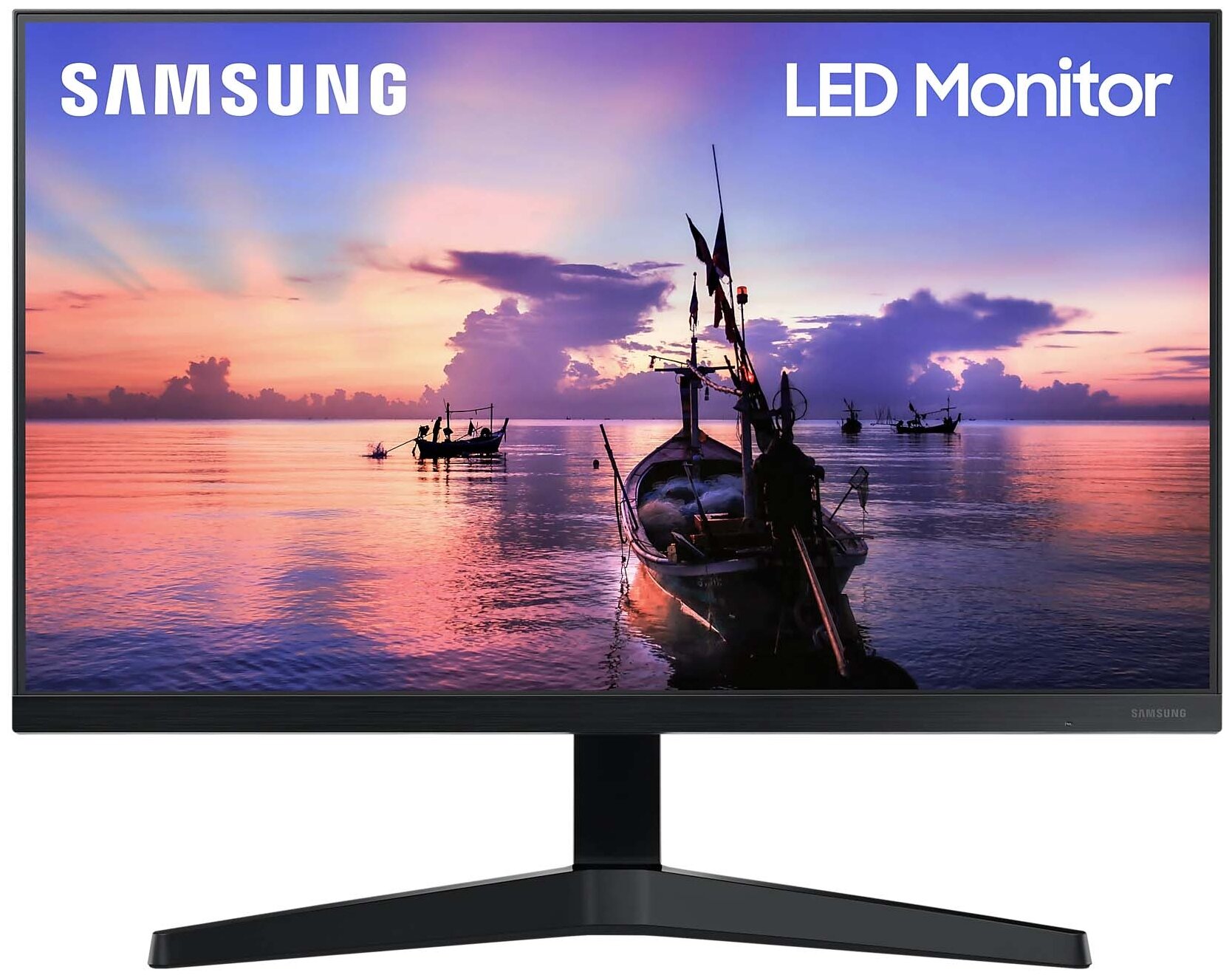 24 Монитор Samsung F24T354FHI 1920x1080 75 Гц IPS dark blue gray