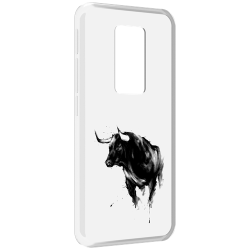 Чехол MyPads бык для Motorola Defy 2021 задняя-панель-накладка-бампер