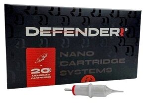 Картриджи Defender Nano Systems для Перманентного макияжа Татуажа Модули Дефендер Тату Картридж Defenderr 30/01 RLLT 20 шт/уп