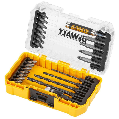 Набор бит и свёрл DeWALT DT70708, 25 предм., желтый neo 06 037 06037 ne0 набор бит ph2 x 50 мм acr 5 шт