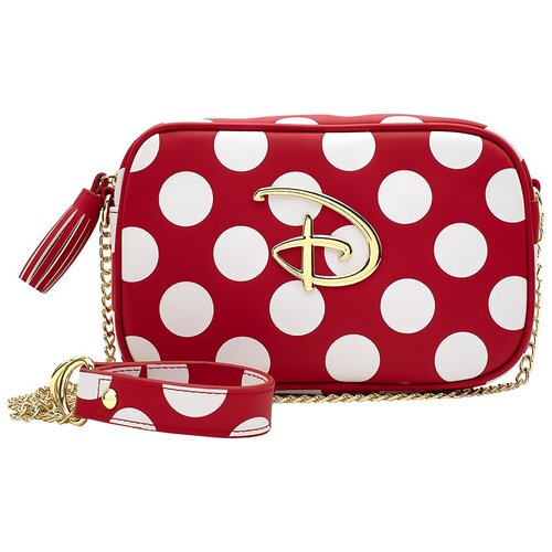 Сумка Funko LF Disney Red/White Polka Dot Disney Logo Crossbody Bag WDTB1864