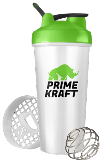 Шейкер PRIME KRAFT с венчиком зеленый