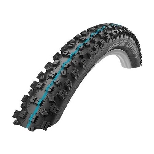 фото Велосипедная покрышка schwalbe 26x2.35 hans dampf snakeskin, tl easy, e-25 addix speedgrip