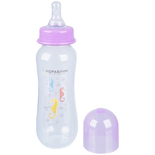 Бутылочка Кораблик с силиконовой соской с 3 мес. 250 мл