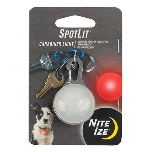 Брелок для ключей Nite-Ize Светящийся брелок с карабином SpotLit (Red) (SLG-10-R6)