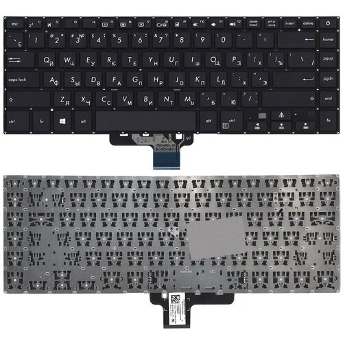 Клавиатура keyboard для ноутбука Asus X510U X510UA X510UQ X510UR X510UN X510UF черная 1961₽