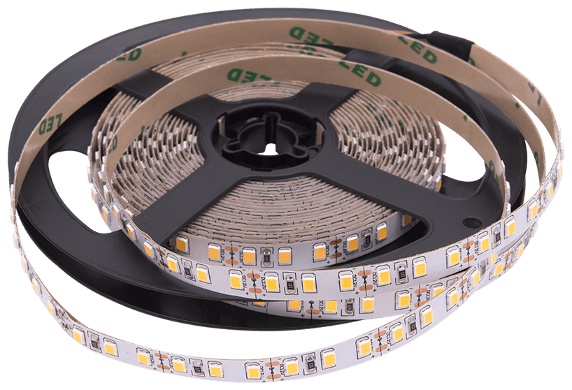 Светодиодная лента SWG "SWG2120-24-9.6-WW-M" 24V IP20 SMD2835 9.6 Вт/м, 900 Лм/м, 120 диодов на 1 метр, ширина 8 мм, цвет теплый белый