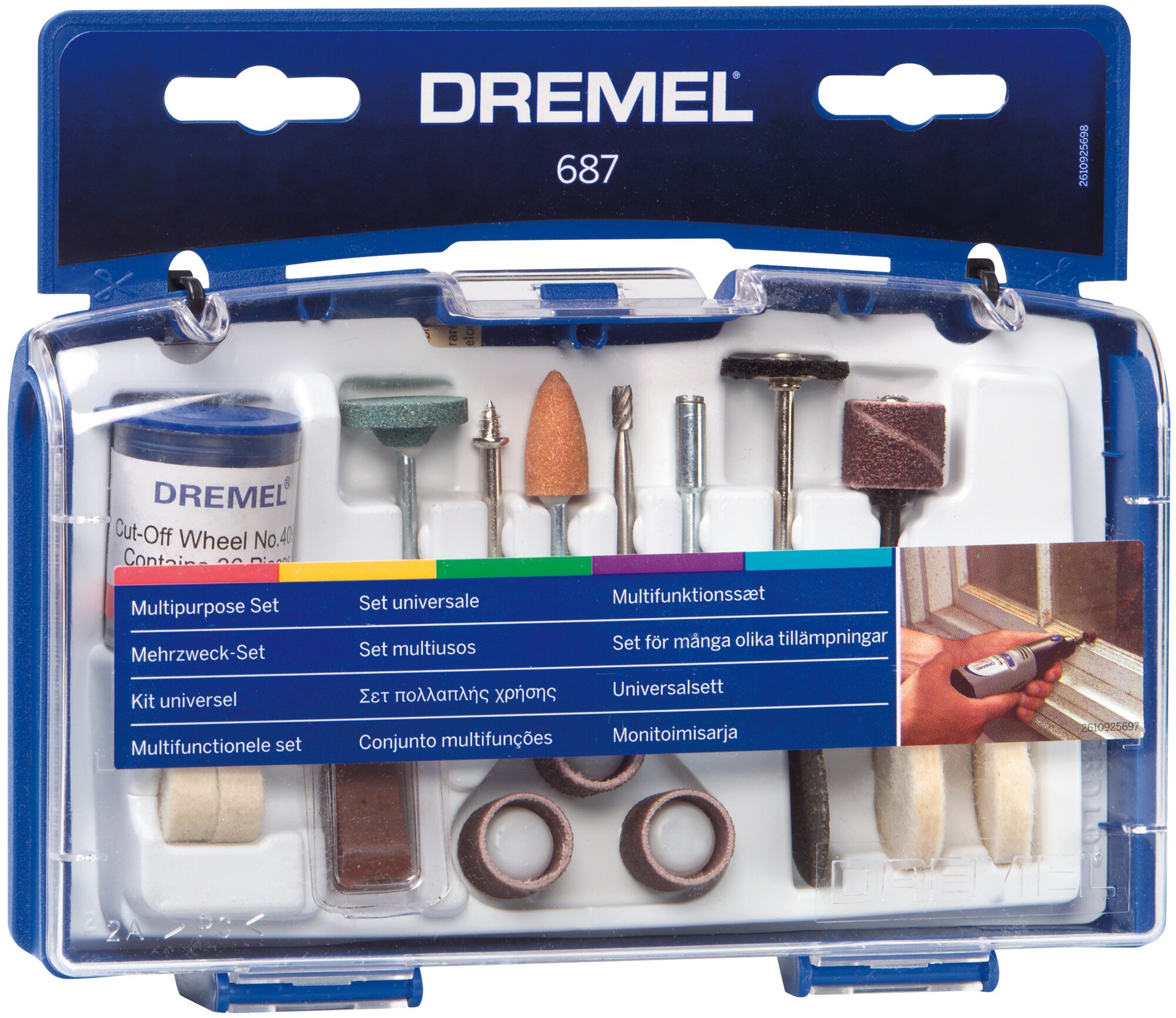 Набор насадок Dremel 687 52 шт