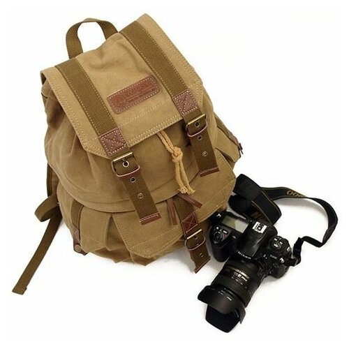 фото Рюкзак courser canvas backpack f2002, цвет желто-коричневый